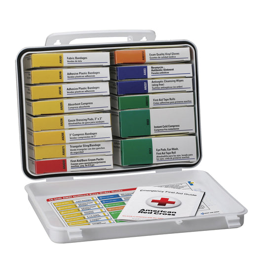First Aid Kit, 16 Unit, Plastic Case