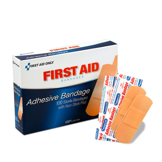 1"x3" Plastic Bandages, 100/bx