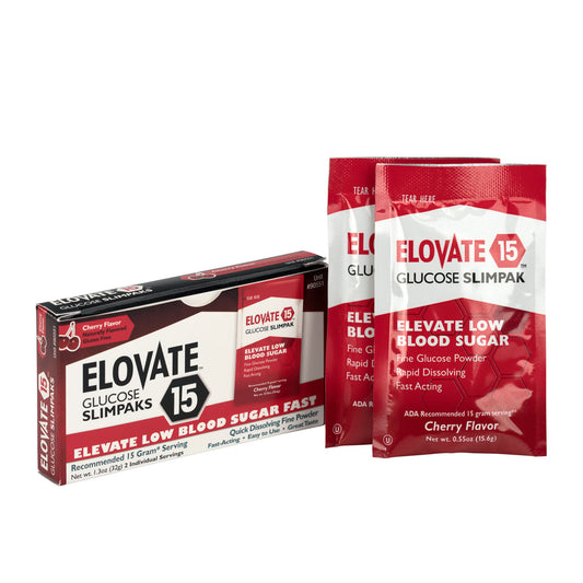 Elovate Glucose Packets, 2/bx
