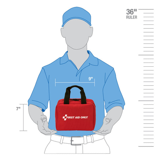 First Aid Kit, 25 Person, ANSI A, Fabric Case