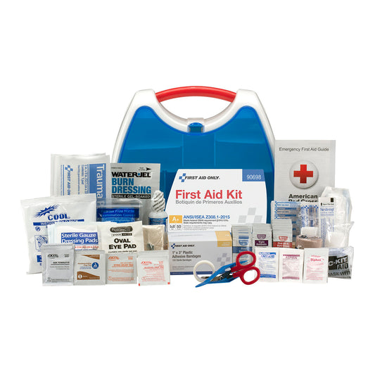 50 Person ReadyCare ANSI A+ First Aid Kit, Plastic Case