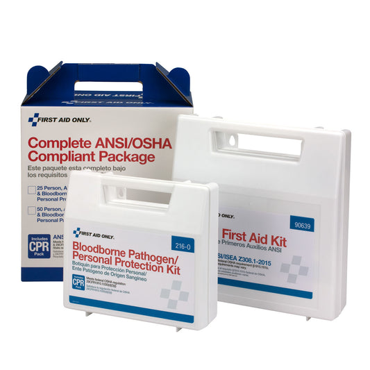 50 Person Complete ANSI/OSHA Compliance Package (First Aid and BBP)