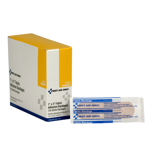 Fabric Bandages, 1"x3", 100/bx