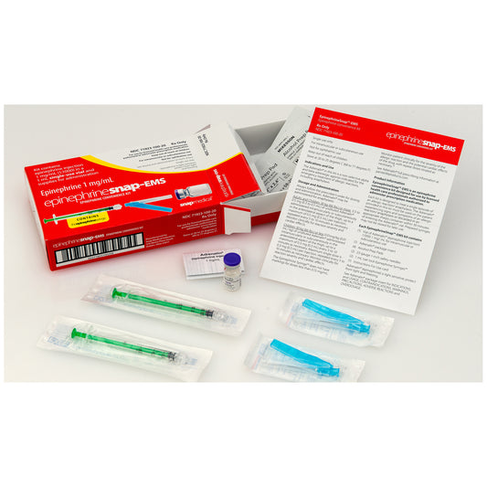 Epinephrine Snap-V Convenience Kit for the EMS Provider for Anaphylactic Emergencies (Rx) (Product is Non-Returnable)