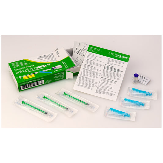 Epinephrine Snap-V Convenience Kit for Anaphylactic Emergencies (Rx) (Product is Non-Returnable)
