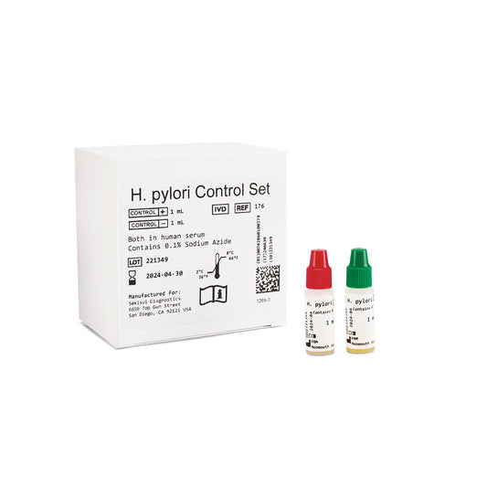 Control Kit Includes: 2mL Positive Control & 2mL Negative Control (Item is Non-Returnable & Non-Refundable)