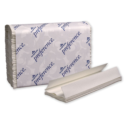 C-Fold Paper Towels, Paper Band, White, 10¼" x 13½" Sheets, 200 ct/pk, 12 pk/cs (40 cs/plt)