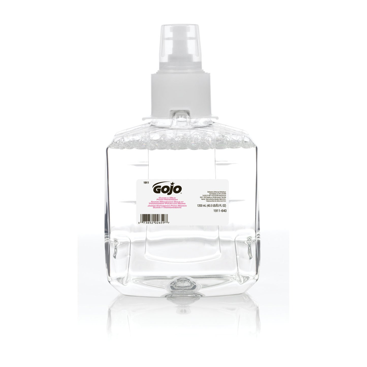 Foam Handwash, Clear & Mild, 2/cs