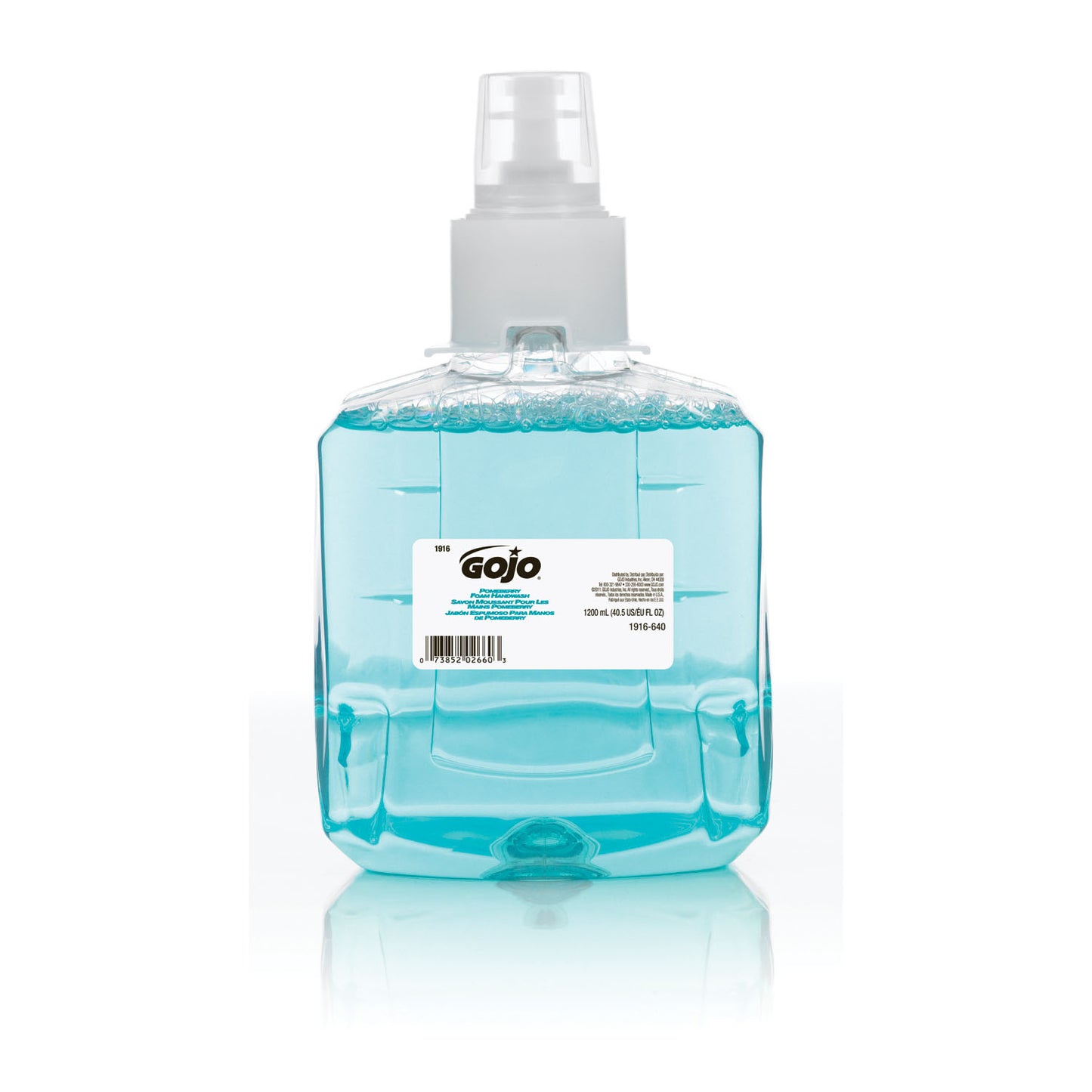 Foam Handwash, 1200 ml, Pomeberry, Botanical, Blue, 2/cs