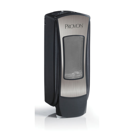 Dispenser, 1250mL, Chrome/ Black, 6/cs