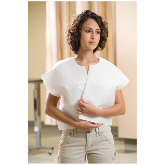 Exam Cape, TPT, 30" x 21", White, 100/cs (70 cs/plt)
