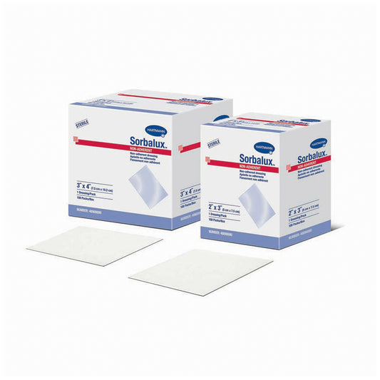 Dressing, Non-Adherent, Latex Free , Sterile, 3" x 4", 100/bx, 24 bx/cs (LF)