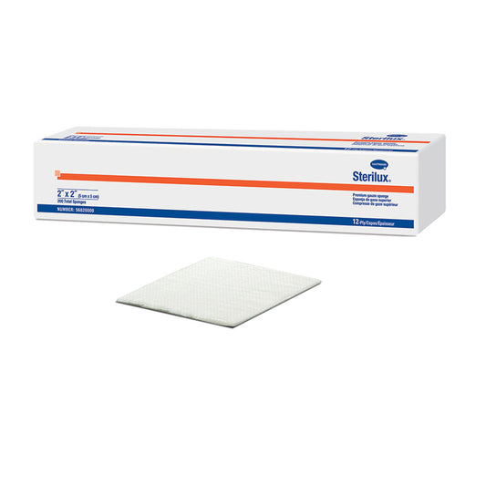 Gauze Sponge, 4" x 4" Non-Sterile, 12-Ply, 200/slv, 10 slv/cs