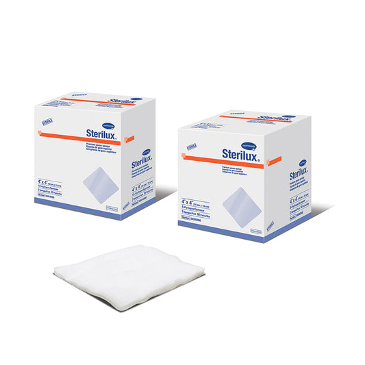 Gauze Sponge, 4" x 4", Sterile 2s, 12-Ply, 25/bx, 24 bx/cs