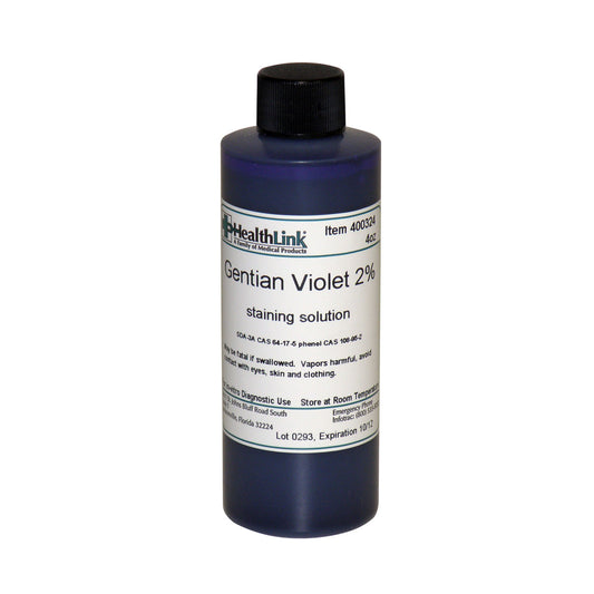 Gentian Violet, 2%, 4 oz (Item is Non-Returnable)