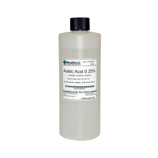 Acetic Acid, 0.25%, 16 oz (Item is Non-Returnable)