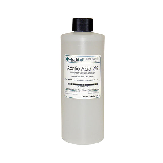 Acetic Acid, 2%, 16 oz (Item is Non-Returnable)