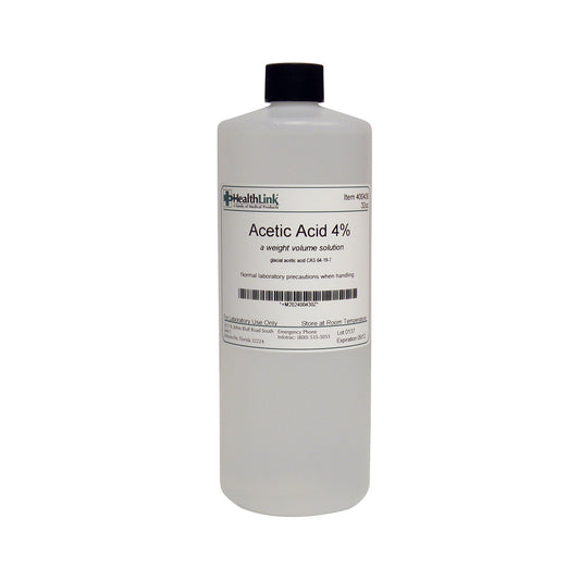 Acetic Acid, 4%, 32 oz (Item is Non-Returnable)