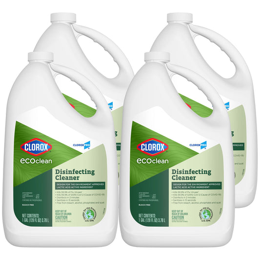 EcoClean™ Disinfecting Cleaner, 128 oz, 4/cs