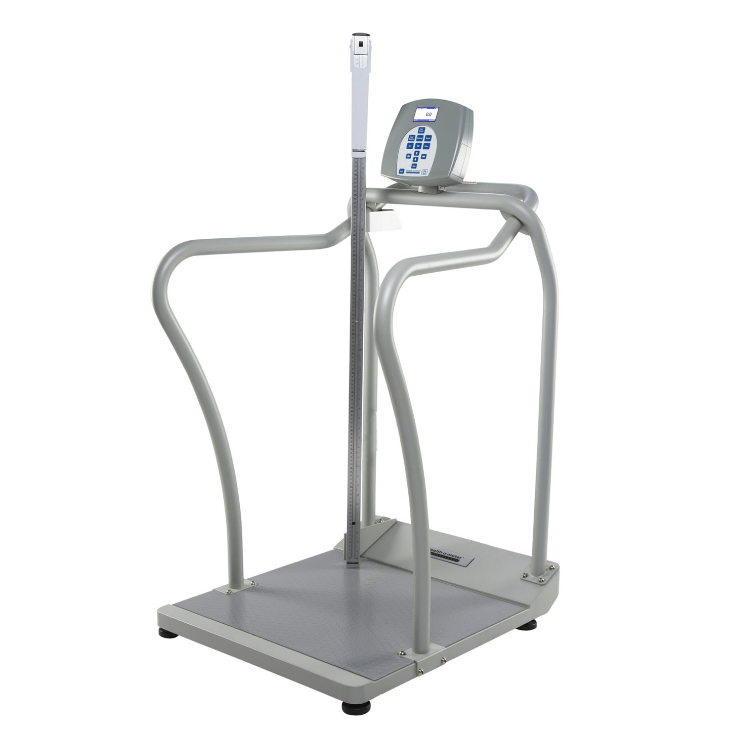 Digital Platform Scale with Handrails & Height Rod, 1000 lb Capacity, ADPT30