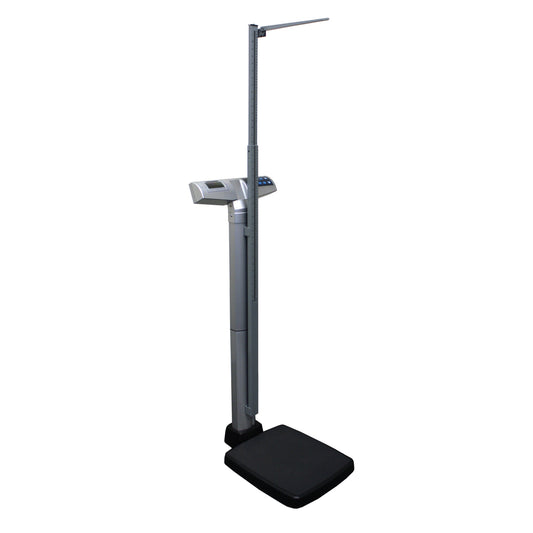Digital Waist-High Stand-On Scale with Height Rod, Power Adapter ADPT31 Included, 460 lb/209 kg Capacity