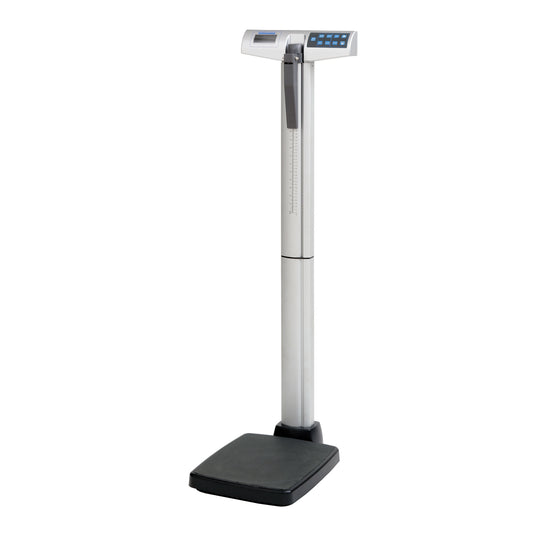 Digital Scale, 660 lb/300 kg Capacity, 30" - 84¼" Height Rod, Platform Dimensions 13¾" x 16½" x 2 3/8", EMR Connectivity via Optional Pelstar® Wireless Technology, AA Batteries or Adapter (DROP SHIP ONLY (76cm-214cm) (6) (included) (ADPT31 - not included)