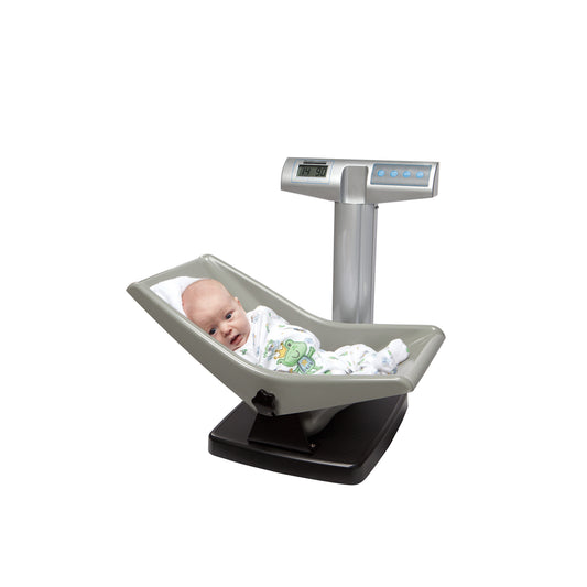 Digital Seat Scale, Pediatric, 50 lb/23 kg Capacity, 24¼" x 14¼" x 18½" Seat Dimension, AA Batteries, EMR Connectivity via USB, 2-Year Warranty (6)