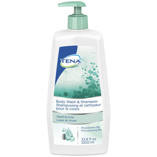 Body Wash & Shampoo, 33.8 fl oz Pump Bottle, 8/cs