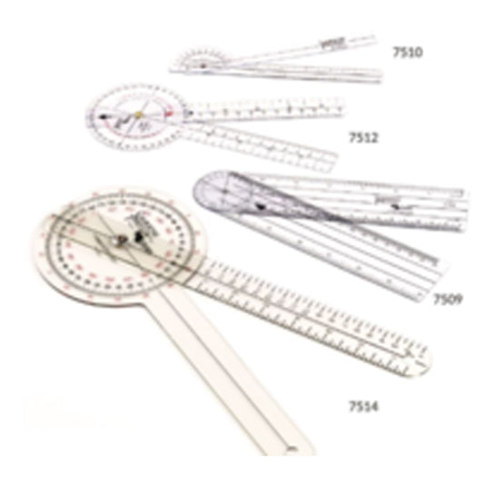 Economy Goniometer, Plastic, 8.0"