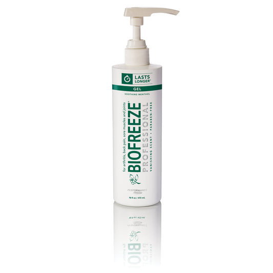 Biofreeze® Professional, 16 oz Gel Pump, Green, 24/cs (091787)