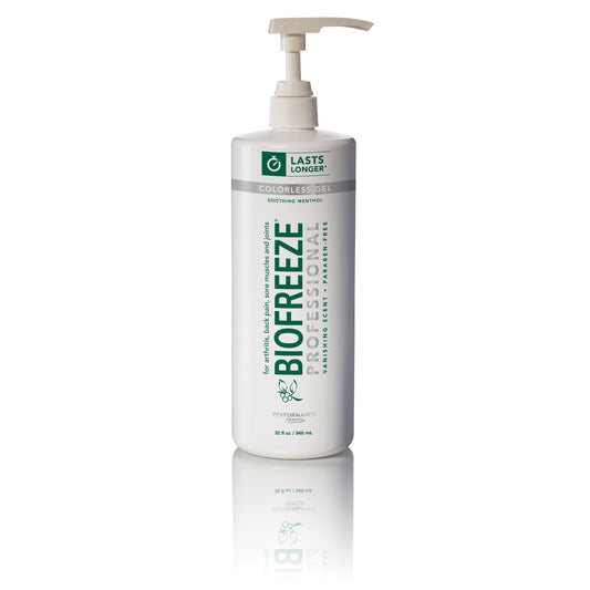 Biofreeze® Professional, 32 oz Gel Pump, Colorless, 16/cs (36 cs/plt) (091789)