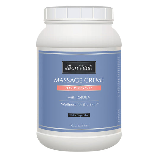 Deep Tissue Massage Creme, 1 Gallon Jar, 4/cs (Part Number Change COMING SOON)