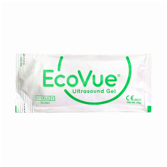 EcoVue® Ultrasound Gel, 20g Packet, Sterile, 100/bx