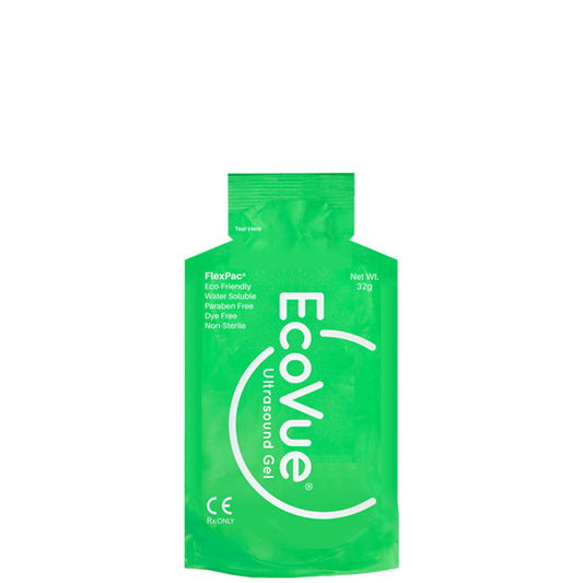 EcoVue® Ultrasound Gel, 32g FlexPac®, Non-Sterile, 100/bx