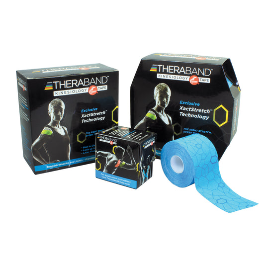 Kinesiology Tape, Standard Continuous Roll, Dispenser Box, 2" x 16.4ft, Hot Red/ Black Print, Latex-Free, 24/cs (091290) (Part Number Change COMING SOON)