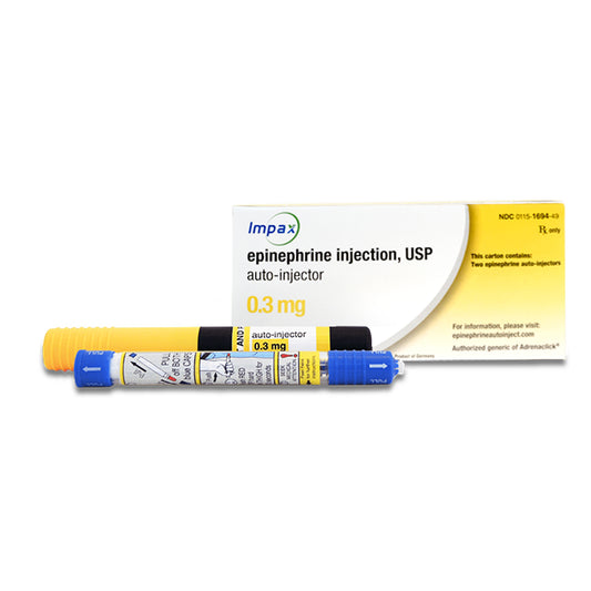 Epinephrine Auto-Injector, 0.3mg, 2/pk (Rx) (Product is Non-Returnable)
