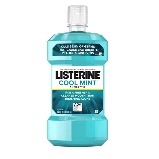 Cool Mint Listerine, 1.5 Liter, 6/cs (60 cs/plt) (Continental US+HI Only) (Pricing Subject to Change without Prior Notification)