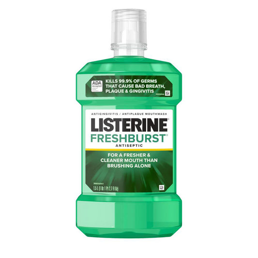 Freshburst Listerine, 1.5 Liter, 6/cs (75 cs/plt) (Continental US+HI Only) (Pricing Subject to Change without Prior Notification)
