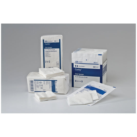 Cover Sponge, Non-Sterile, Bulk, 3" x 3", 100/bg, 40 bg/cs