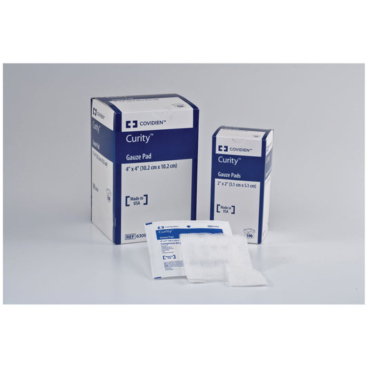 Gauze Pad, 4" x 4", 12-Ply, Sterile 1s, 100/bx, 12 bx/cs