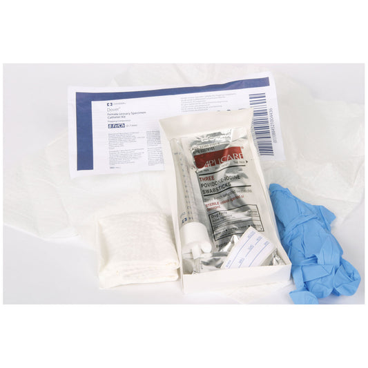 Female Urethral Catherization Kit, 8FR, 25/ctn