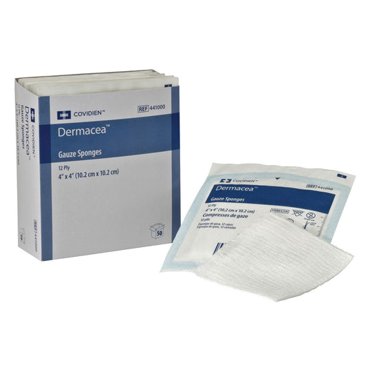 Gauze Sponge, 4" x 4", 8-Ply, Sterile 2s, 25 pch/bx, 24 bx/cs