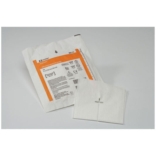 Drain Sponge, 4" x 4", Sterile 2s in Peel Back Package, 50/tray, 12 tray/cs