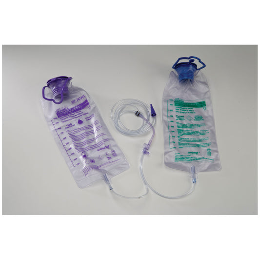 1000mL Feed Set with 1000mL Flush Bag, 30/cs