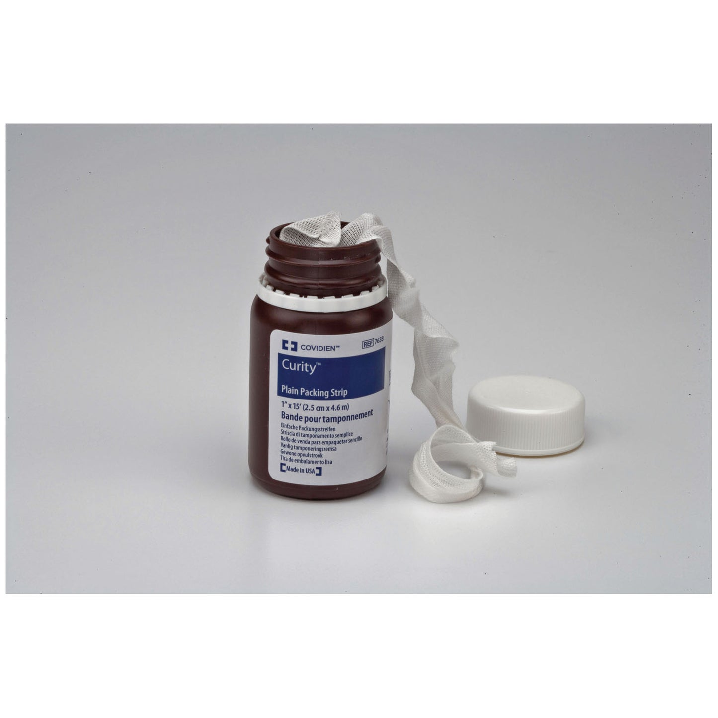 Curity Packing Strip, Iodoform, ½ x 5 yds, 12/cs (Manufacturer Backorder - Inventory Limited when Available)