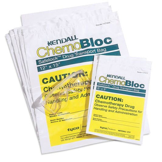 Chemo Drug Transport Bag, 12" x 15", 250/cs