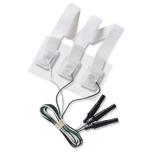ECG Electrode, Neonatal Limb Band, Cloth, Pre-Wired, L36-LB, 3/strip, 100 strip/cs