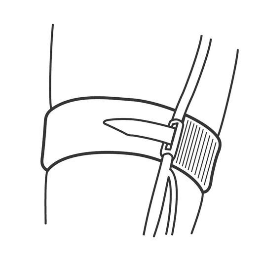 Catheter Leg Strap, 2" x 24", 10/bx, 4 bx/cs