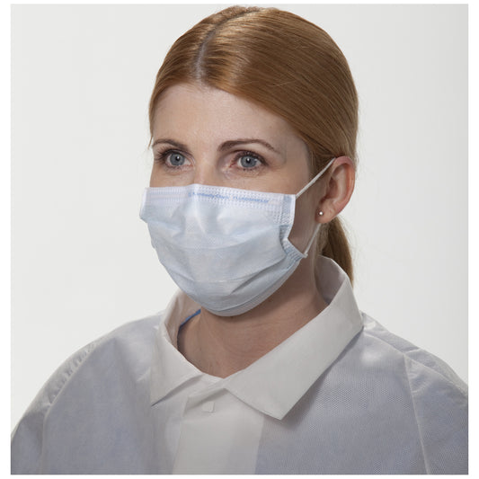 Fog-Free Surgical Mask, Level 3, Orange, 50/pkg, 6 pkg/cs