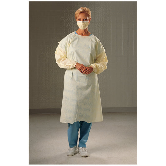 Cover Gown, Yellow, Universal Size, 100/cs